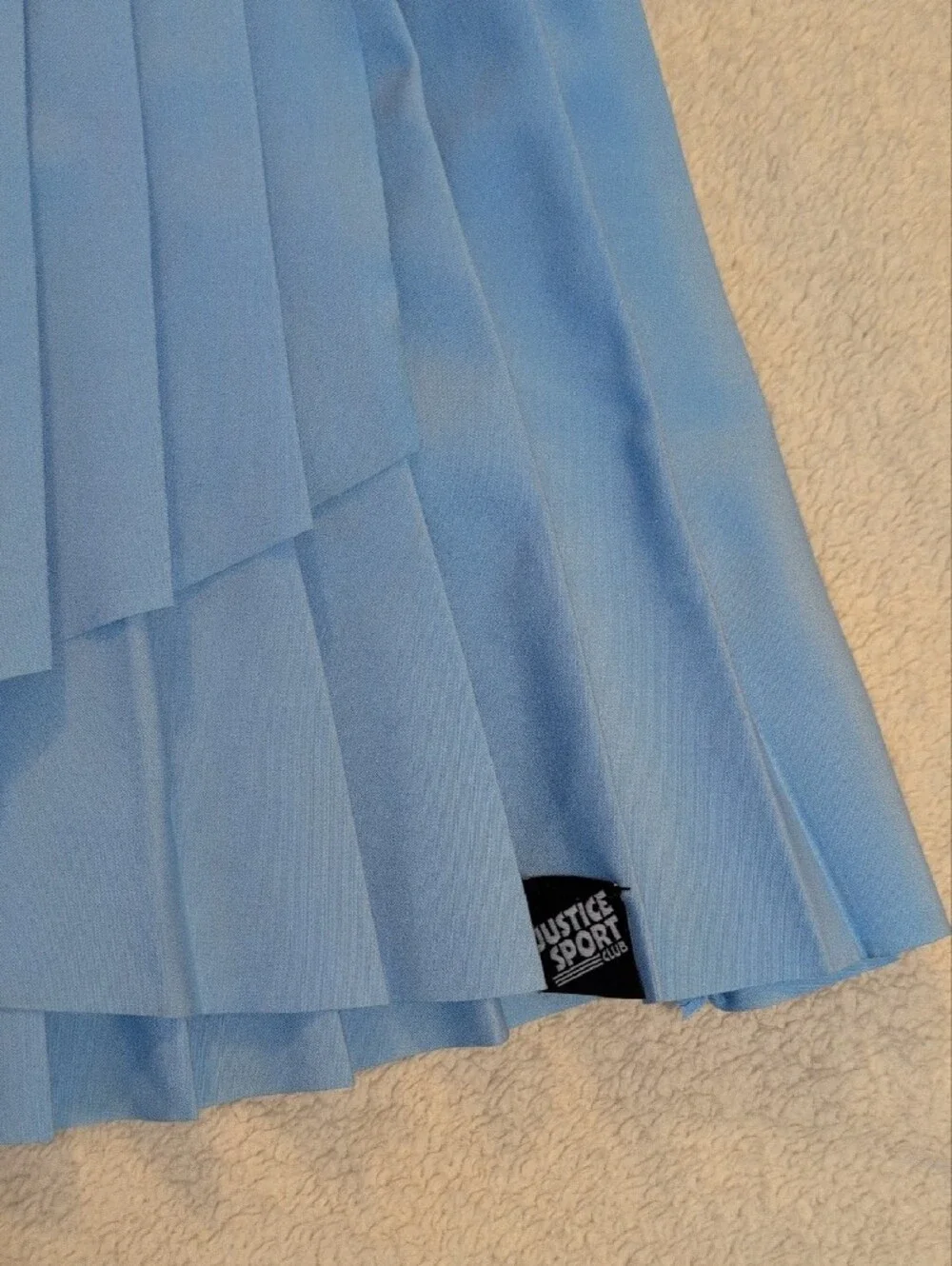 Girls Size 10 Skirt Bundle Justice Blue Pleated & Love Squared Daisy Print